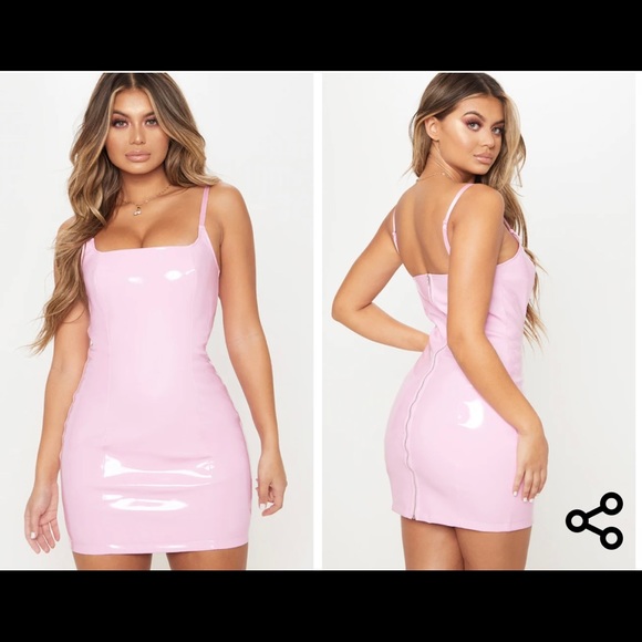 PrettyLittleThing Dresses & Skirts - Pretty Little Thing PU Bodycon Dress